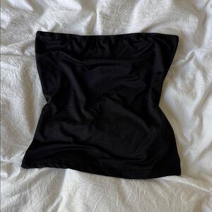 Black Strapless Tube Top